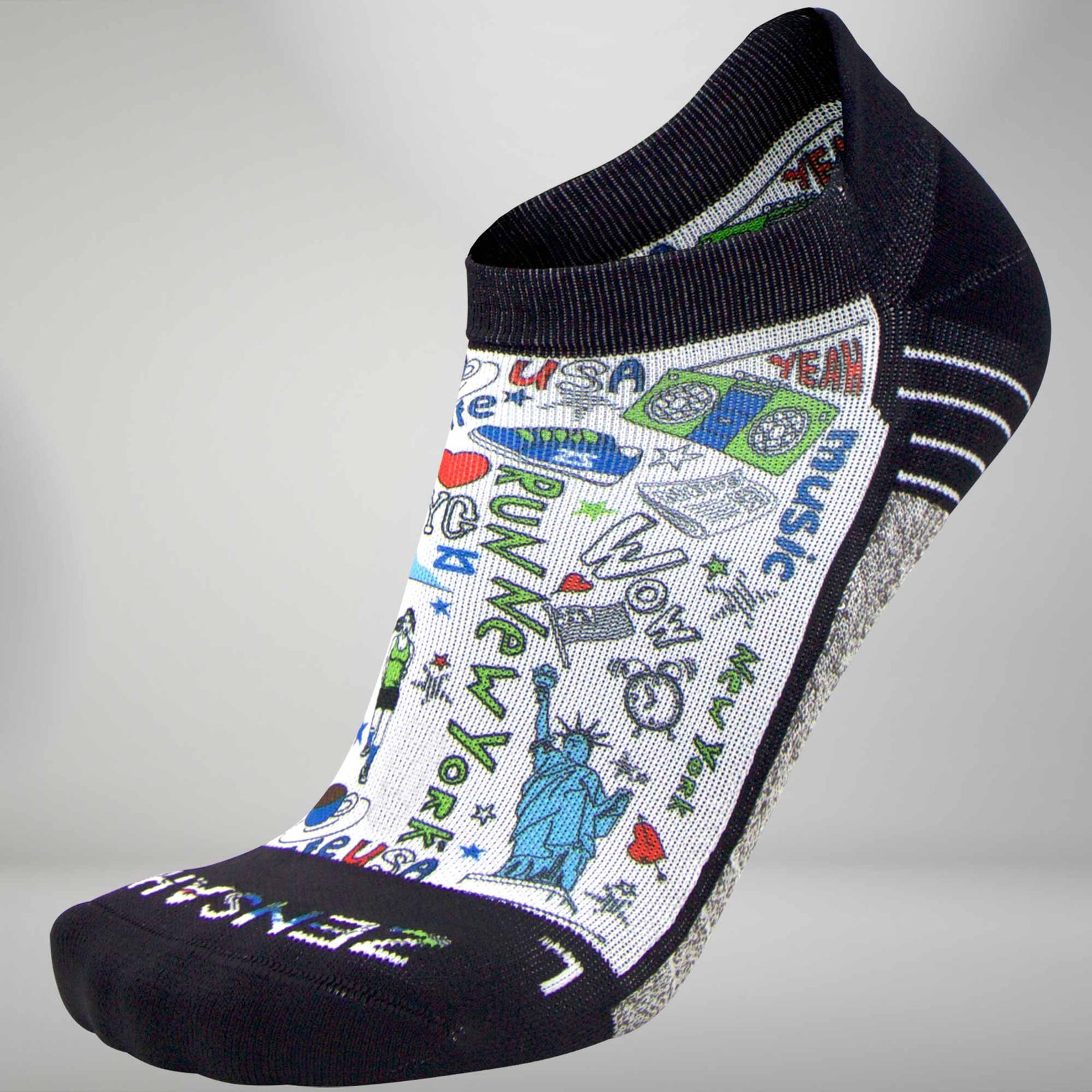 New York Doodle Socks (No Show)Socks - Zensah