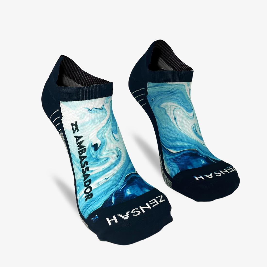 2023 ZS Ambassador Running Socks (No Show)Socks - Zensah