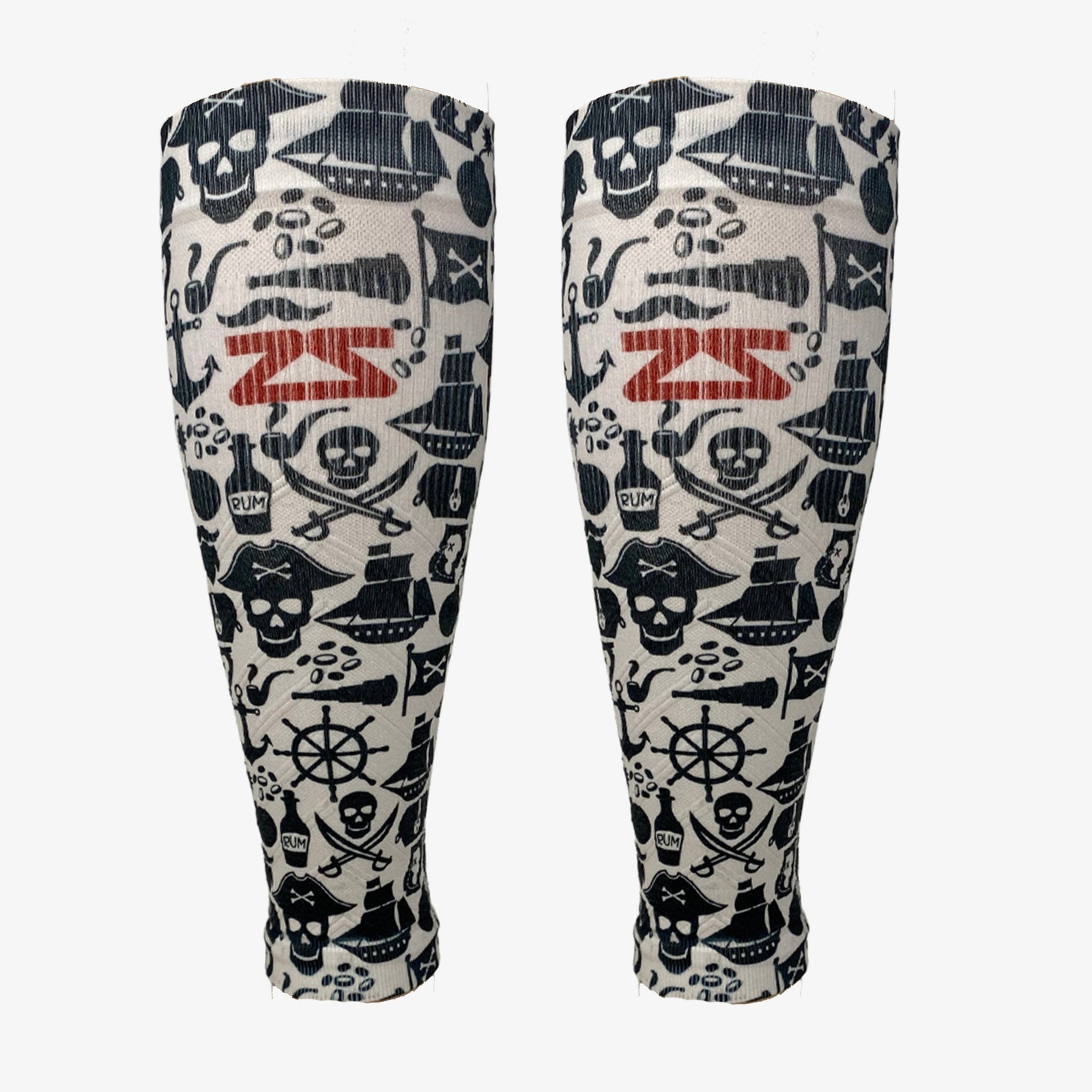 Pirate Vibes Compression Leg SleevesLeg Sleeves - Zensah