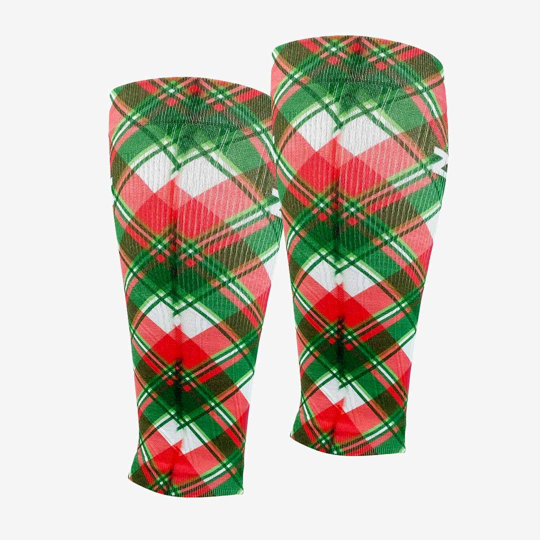 Xmas Plaid Compression Leg SleevesLeg Sleeves - Zensah