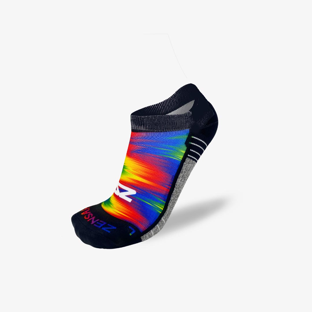 Rainbow Gradient Running Socks (No Show)Socks - Zensah