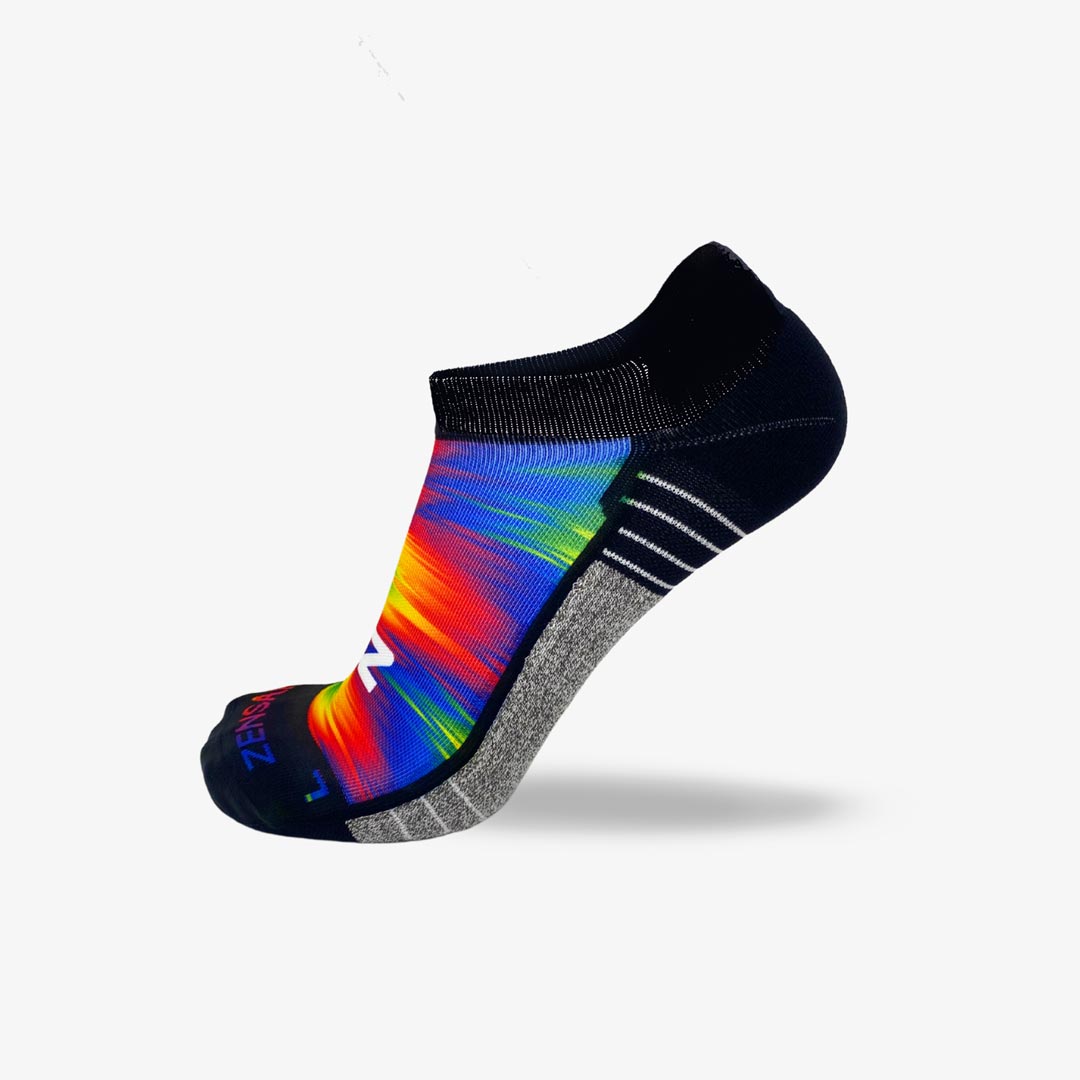 Rainbow Gradient Running Socks (No Show)Socks - Zensah