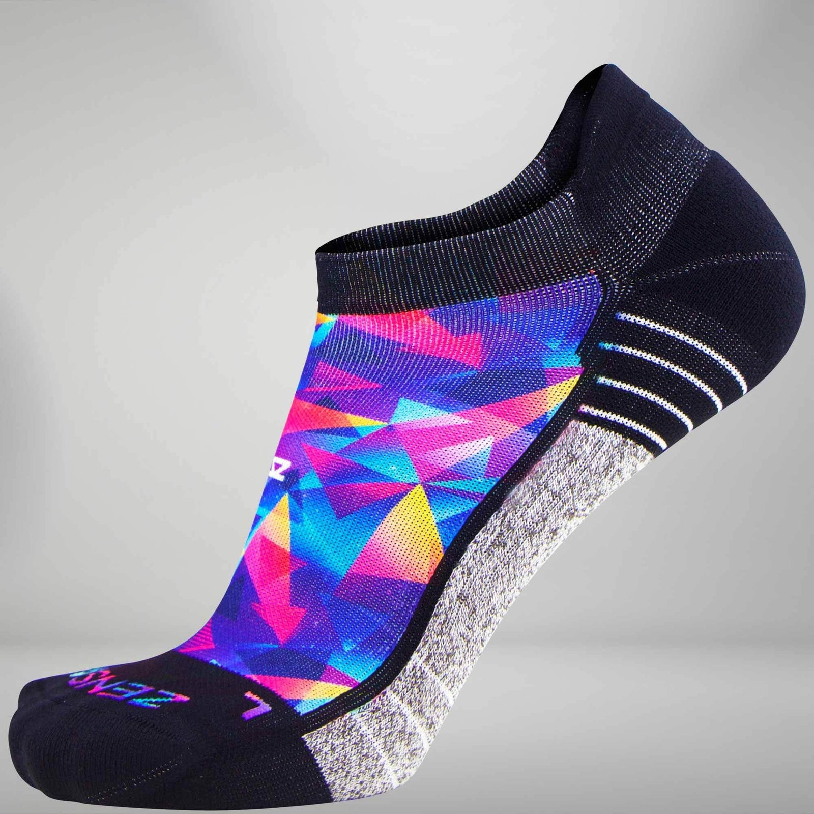 Retro Triangles Socks (No Show)Socks - Zensah