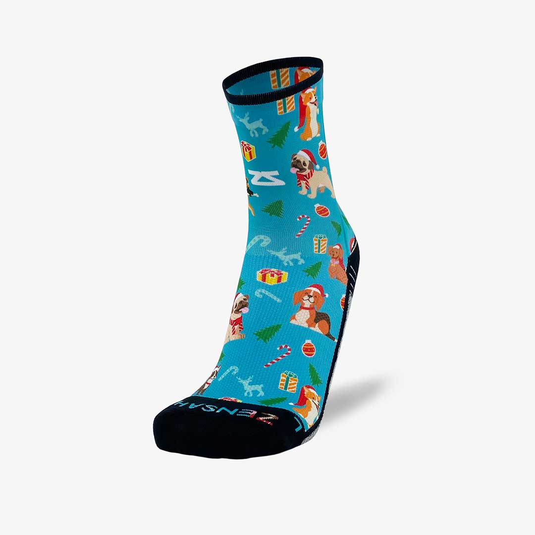 Santa Dogs Socks (Mini Crew)Socks - Zensah