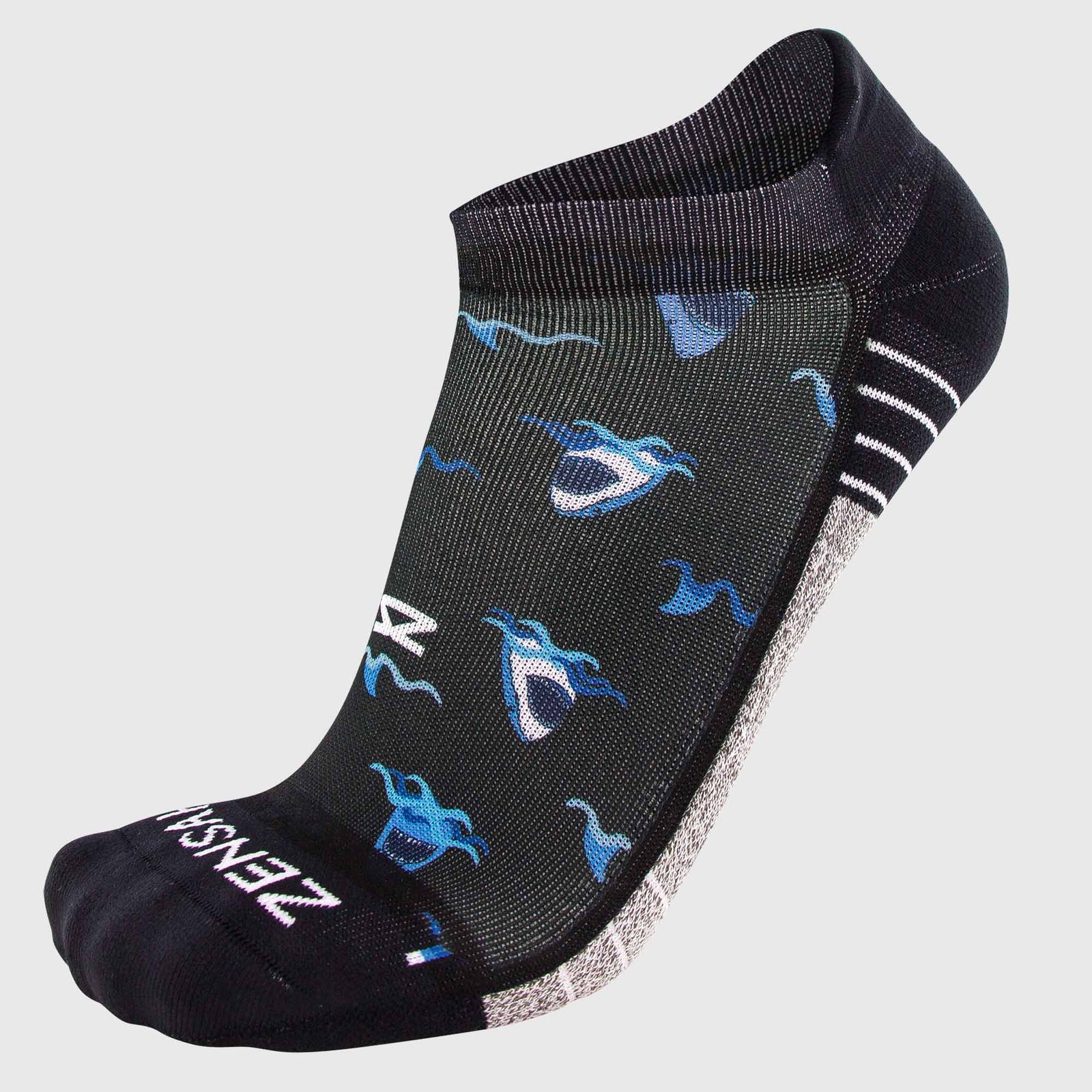 Shark Running Socks (No Show) - Zensah