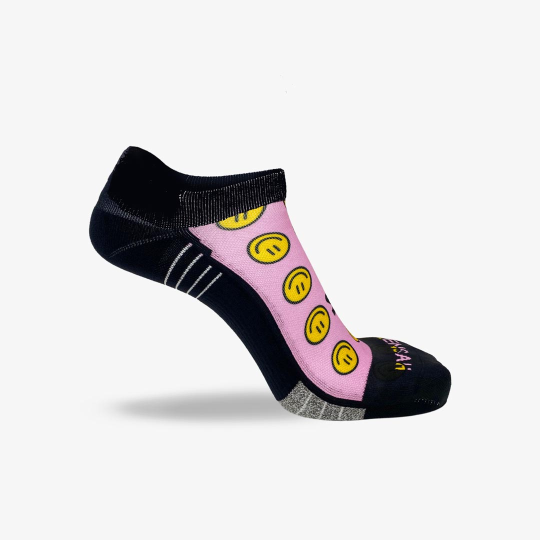 Smiley Faces Running Socks (No Show)Socks - Zensah