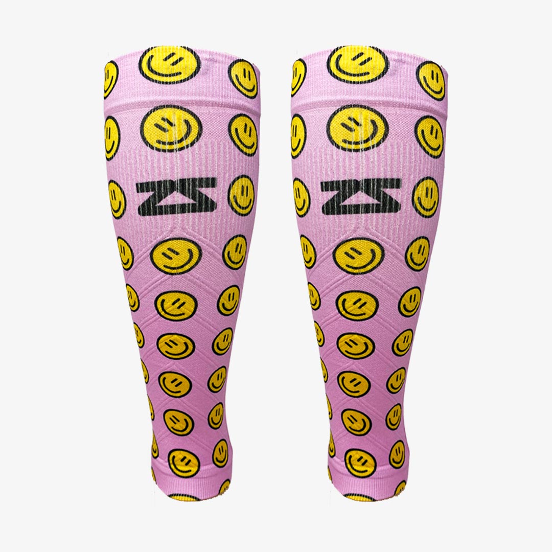 Smiley Faces Compression Leg SleevesLeg Sleeves - Zensah