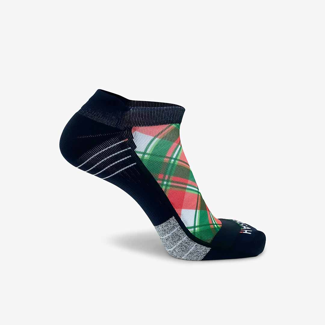 Xmas Plaid Socks (No Show)Socks - Zensah