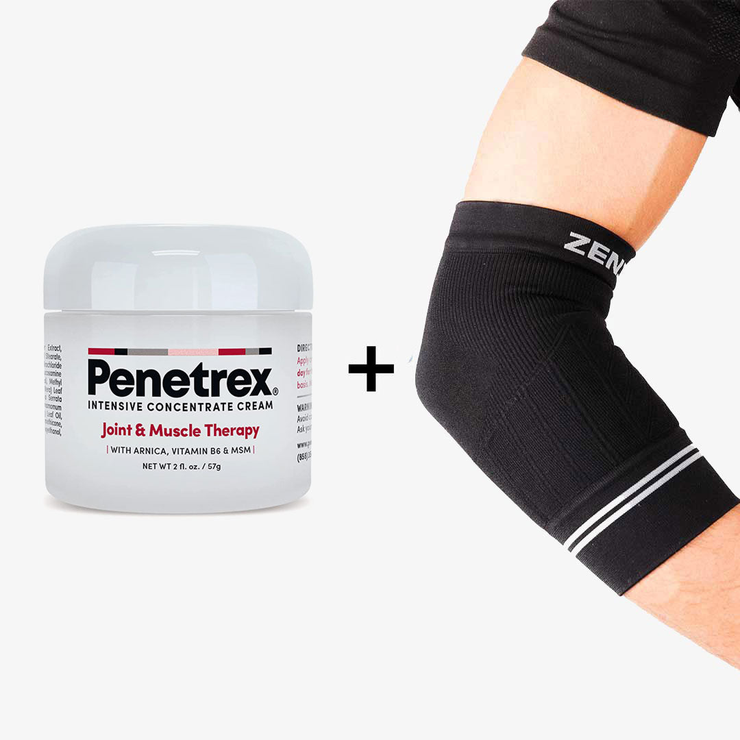 Bundle: Penetrex 2 Oz (1) & Compression Elbow SleeveAccessories - Zensah