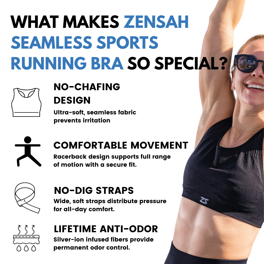 Seamless Running Sports Bra