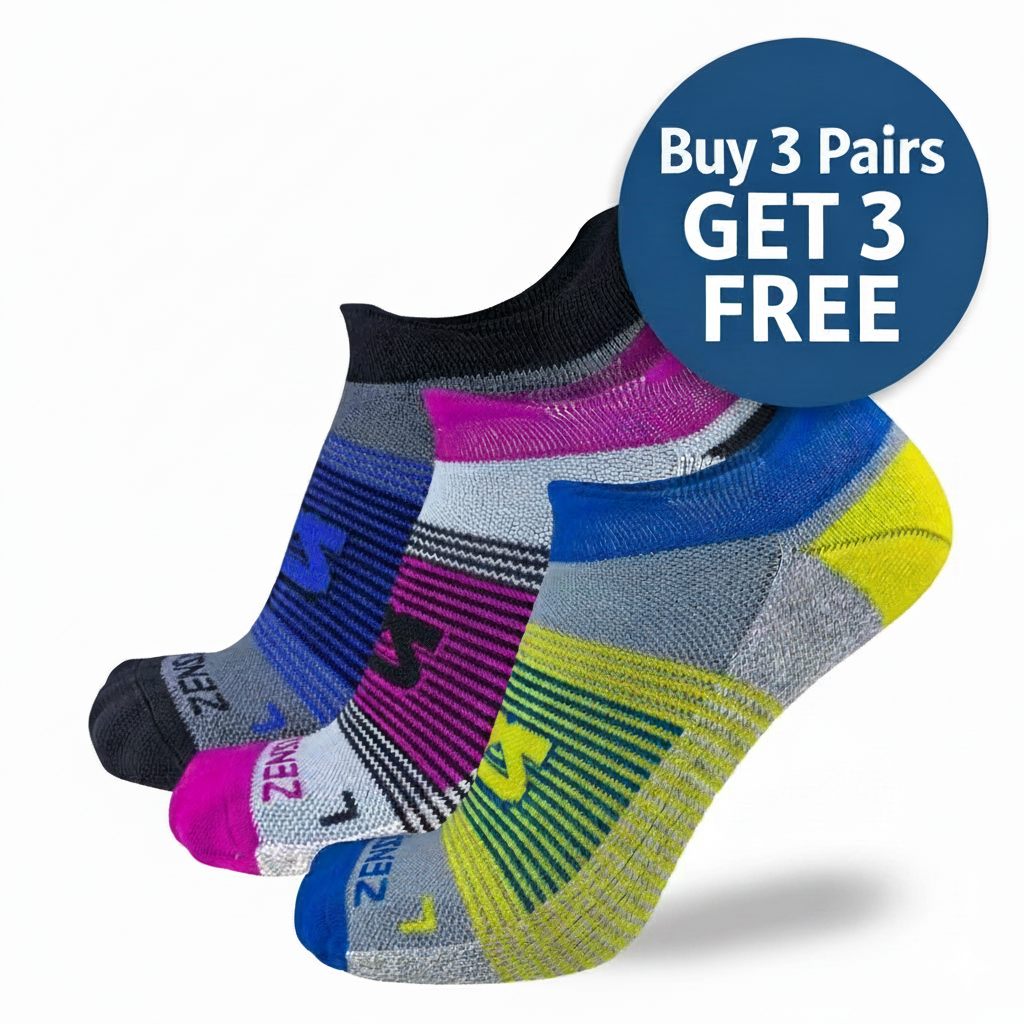 Cloud Cushion Running Socks (No Show)