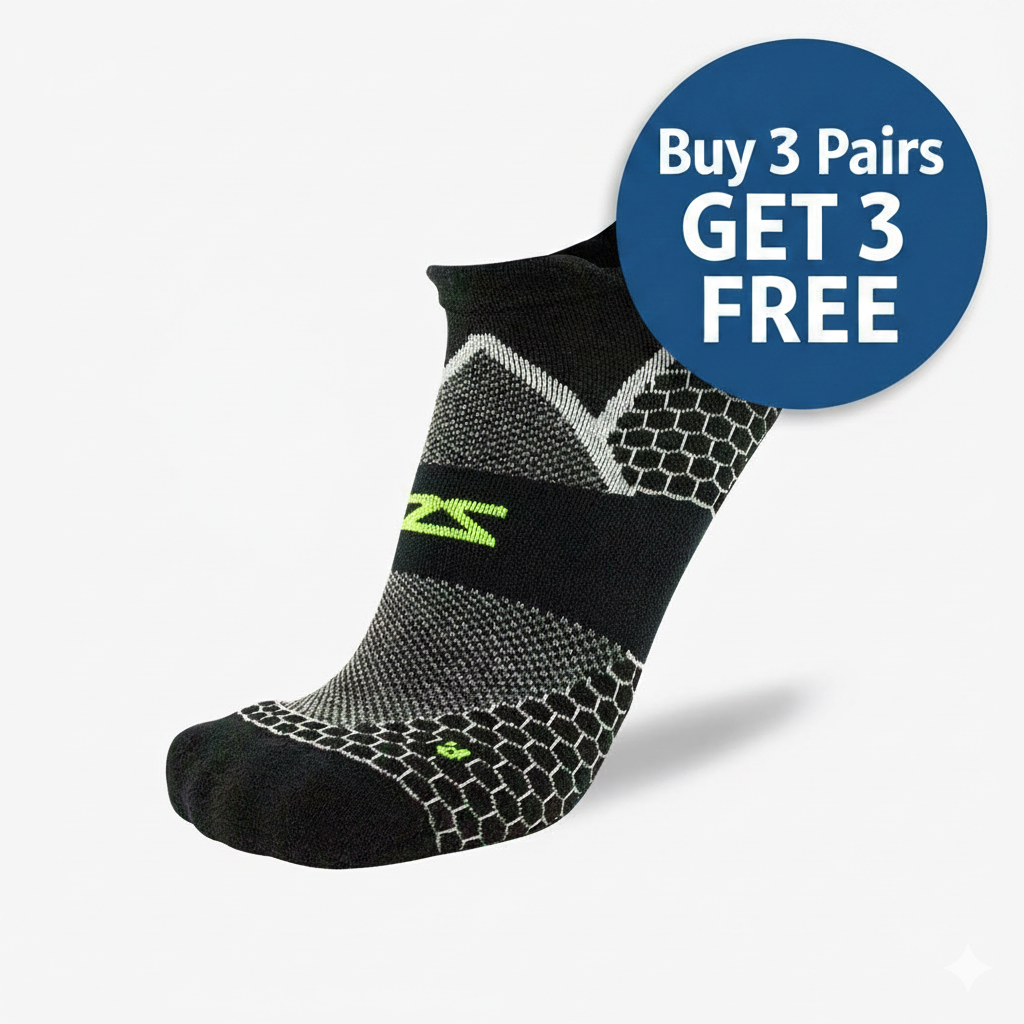 Grit 2.0 Running Socks (No-Show)