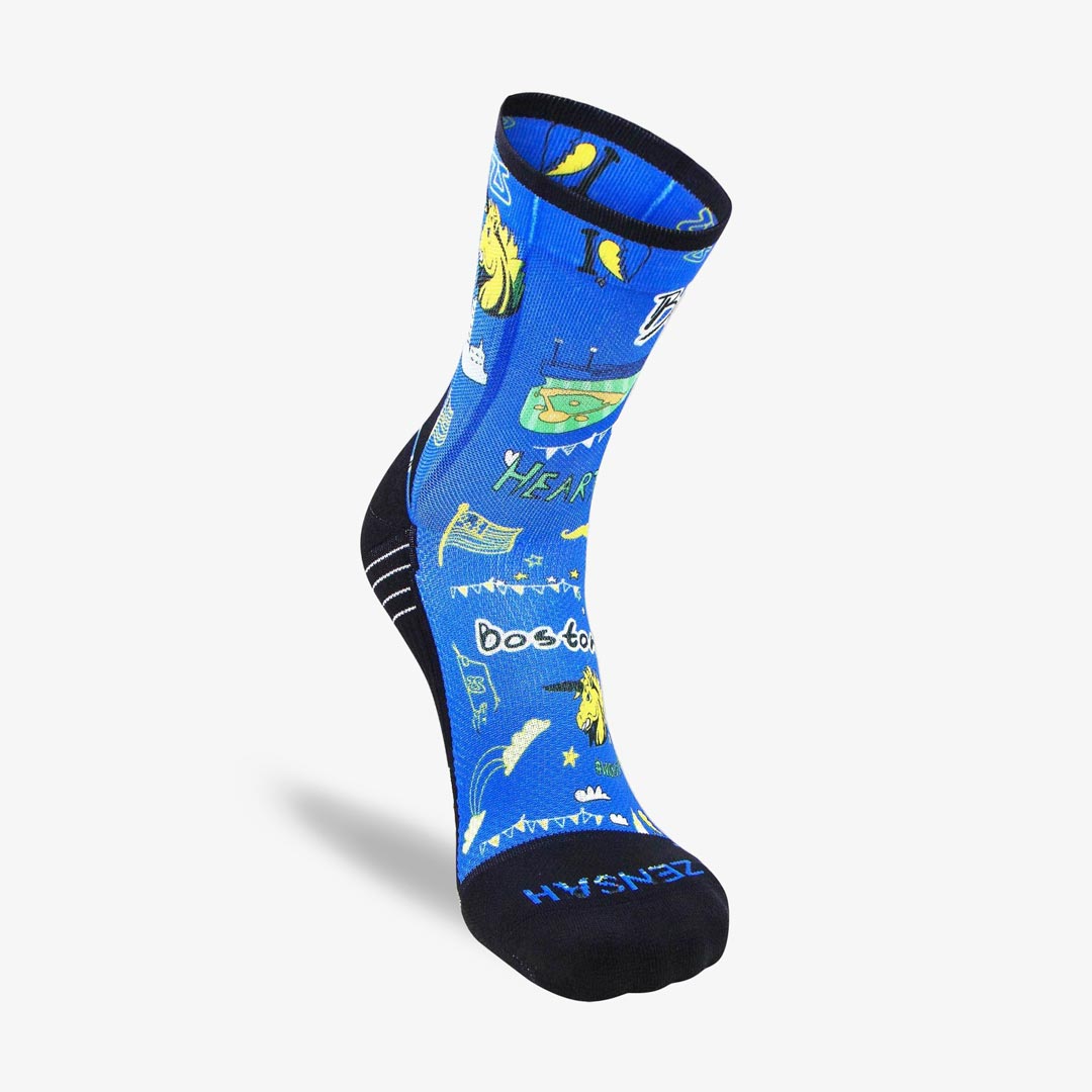Boston Doodle 2.0 Socks (Mini-Crew)Socks - Zensah