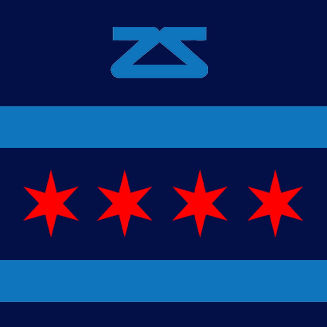 Chicago Flag Compression Leg Sleeves
