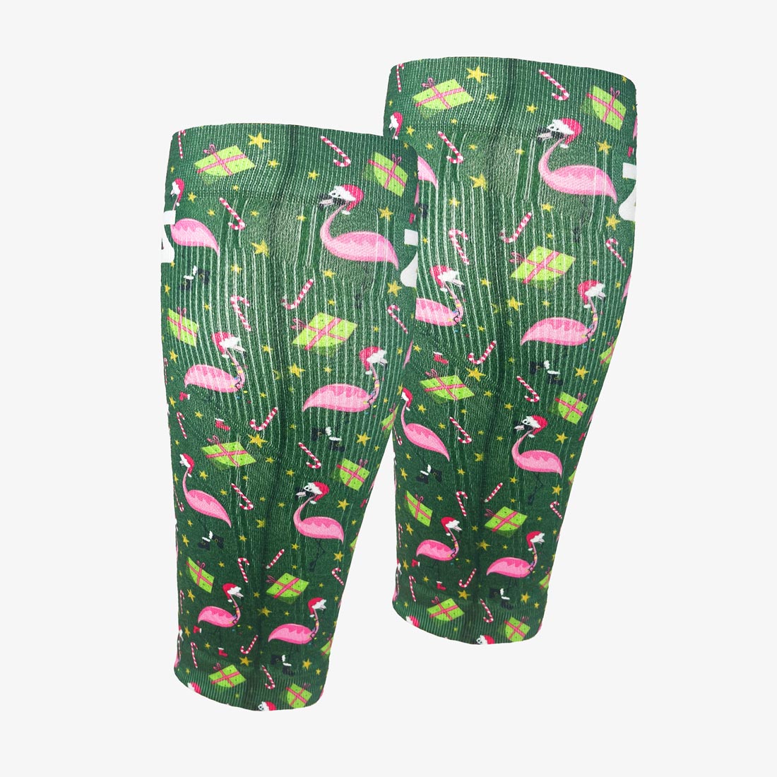 Flamingo Santas Compression Leg SleevesLeg Sleeves - Zensah