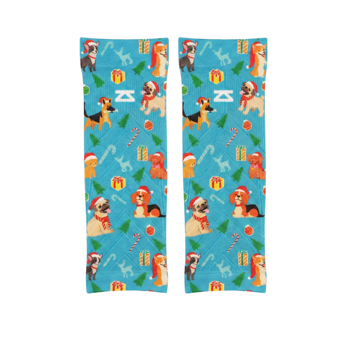 Santa Dogs Compression Leg Sleeves
