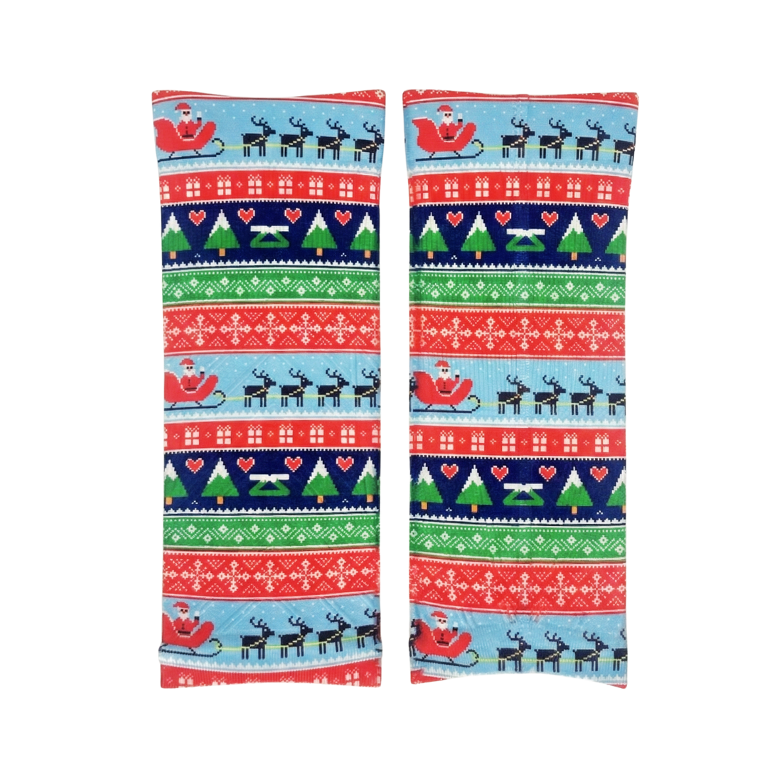 Ugly Santa Sweater Compression Leg Sleeves