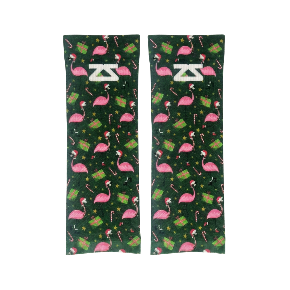 Flamingo Santas Compression Leg Sleeves