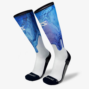 Fluid Drips Compression Socks (Knee-High)Socks - Zensah