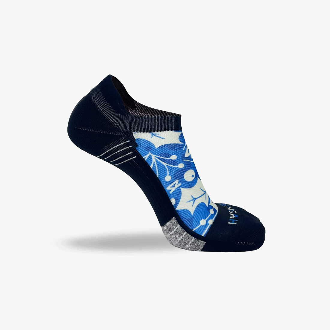 Holly Leaves Running Socks (No Show)Socks - Zensah