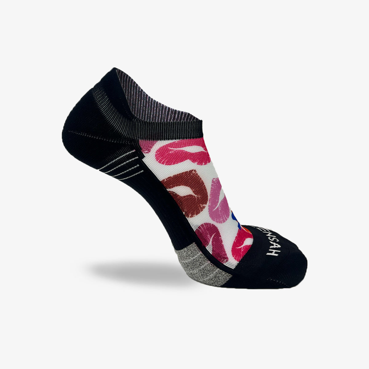 Heart Kisses Running Socks (No Show)