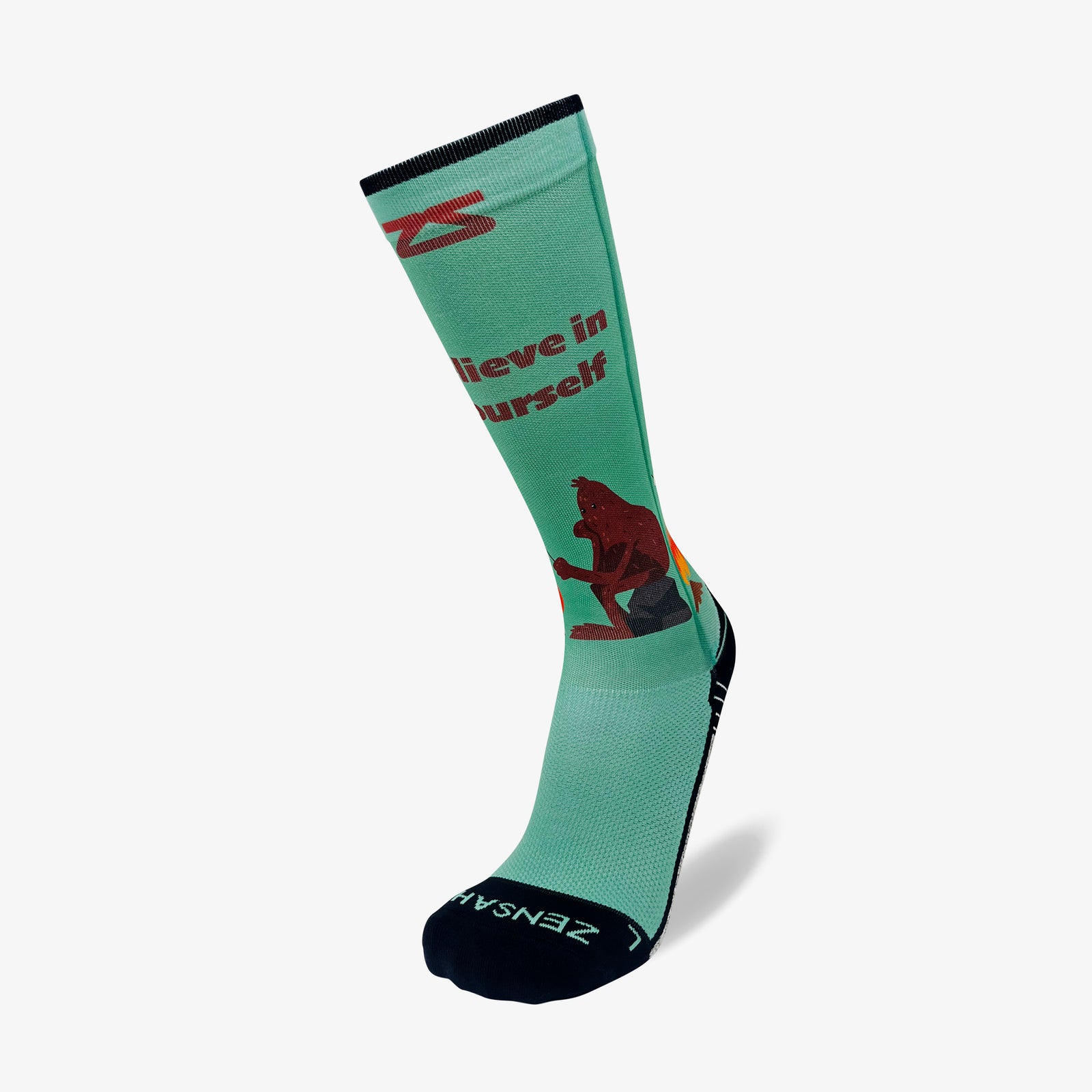 Bigfoot Believe in Yourself Compression Socks (Knee-High)
