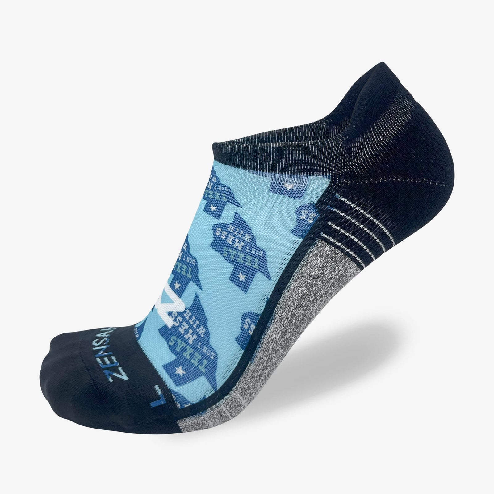 Don't Mess with Texas Running Socks (No Show)