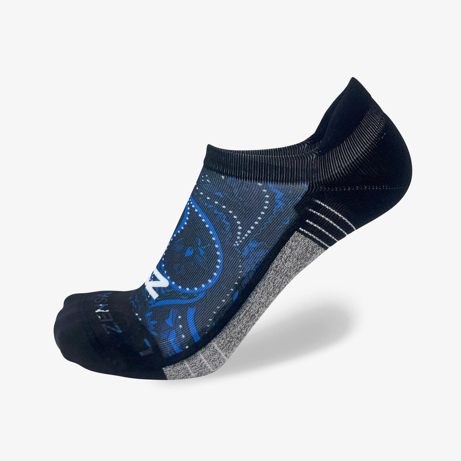Paisley Running Socks (No Show)