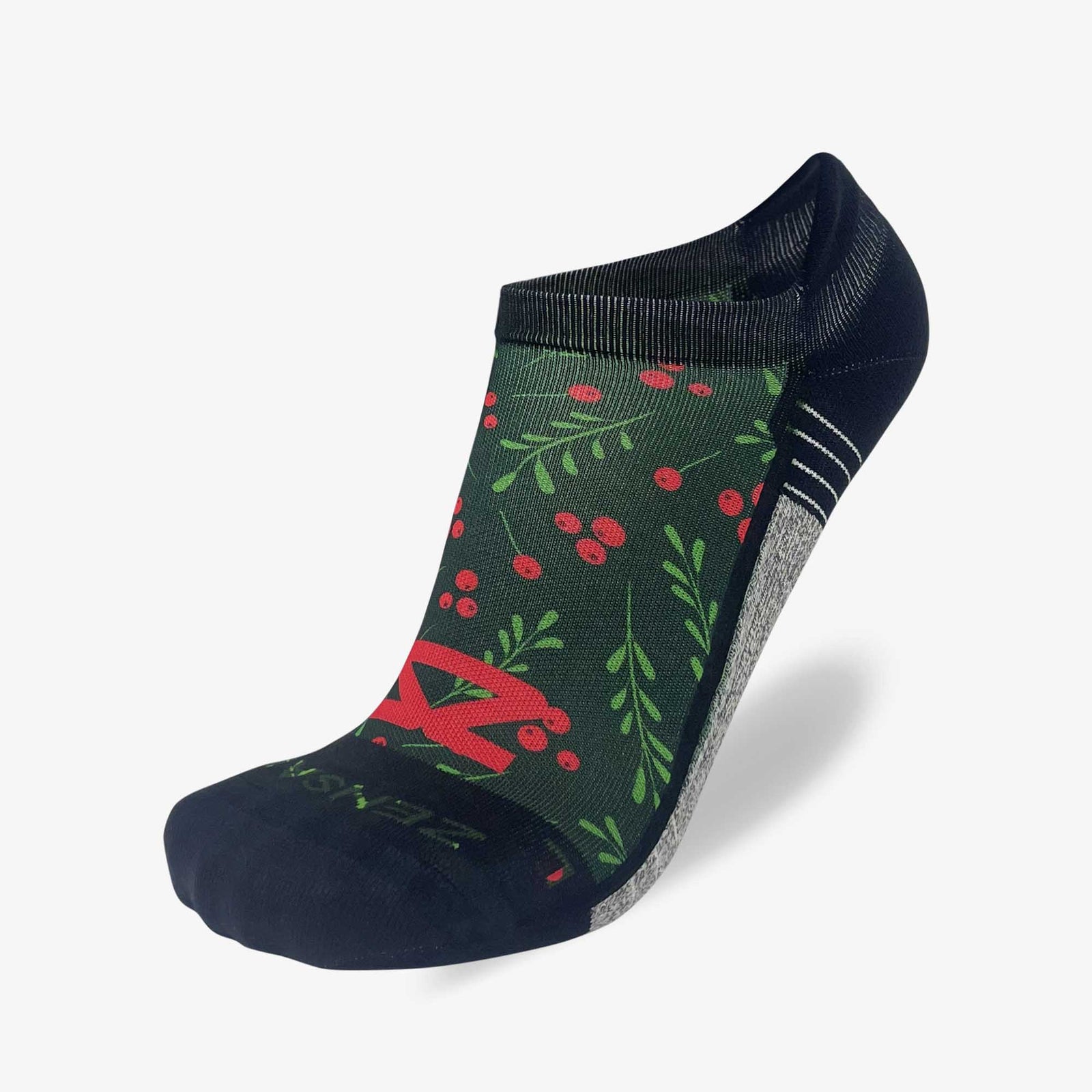 Mistletoe Running Socks (No-Show)