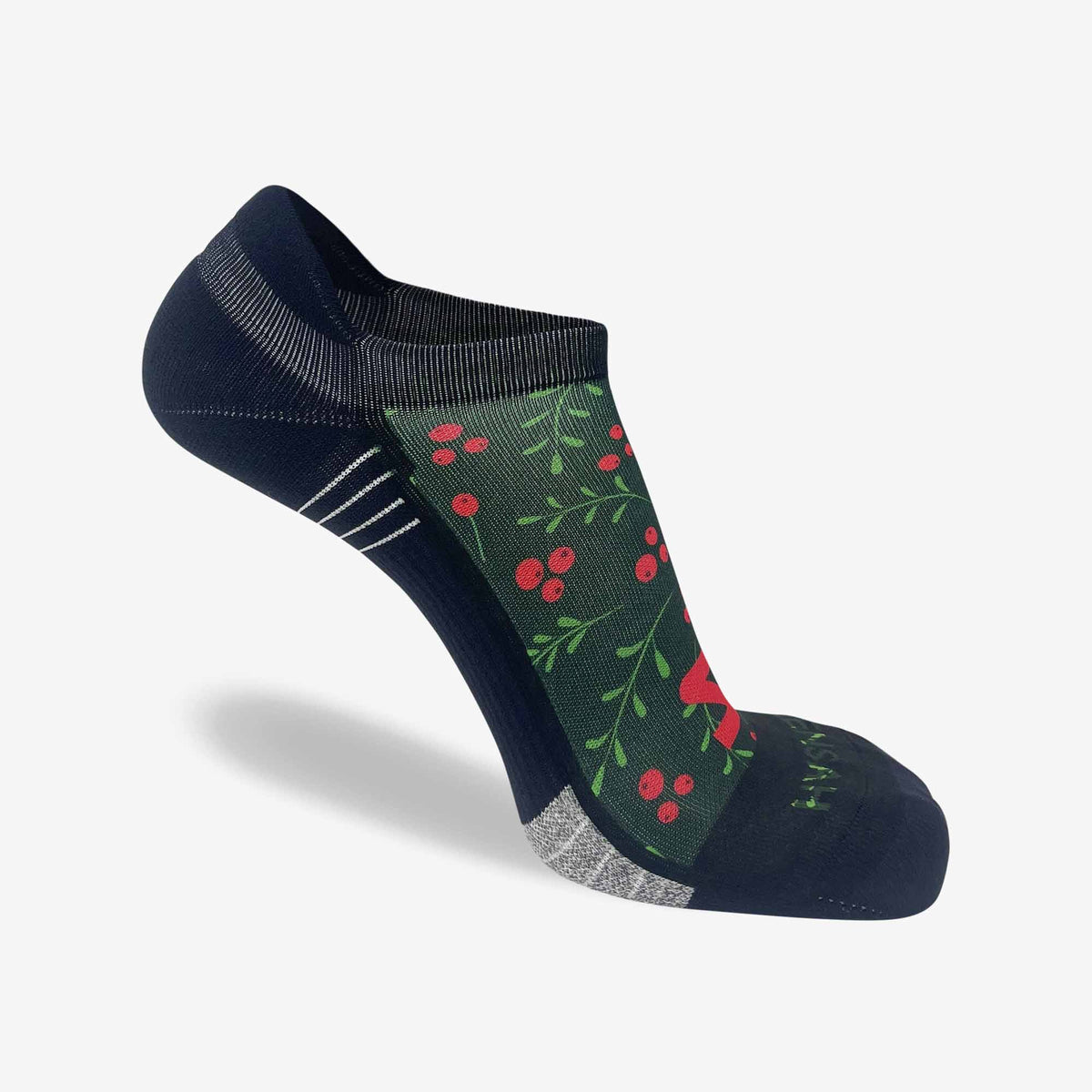 Mistletoe Running Socks (No-Show)