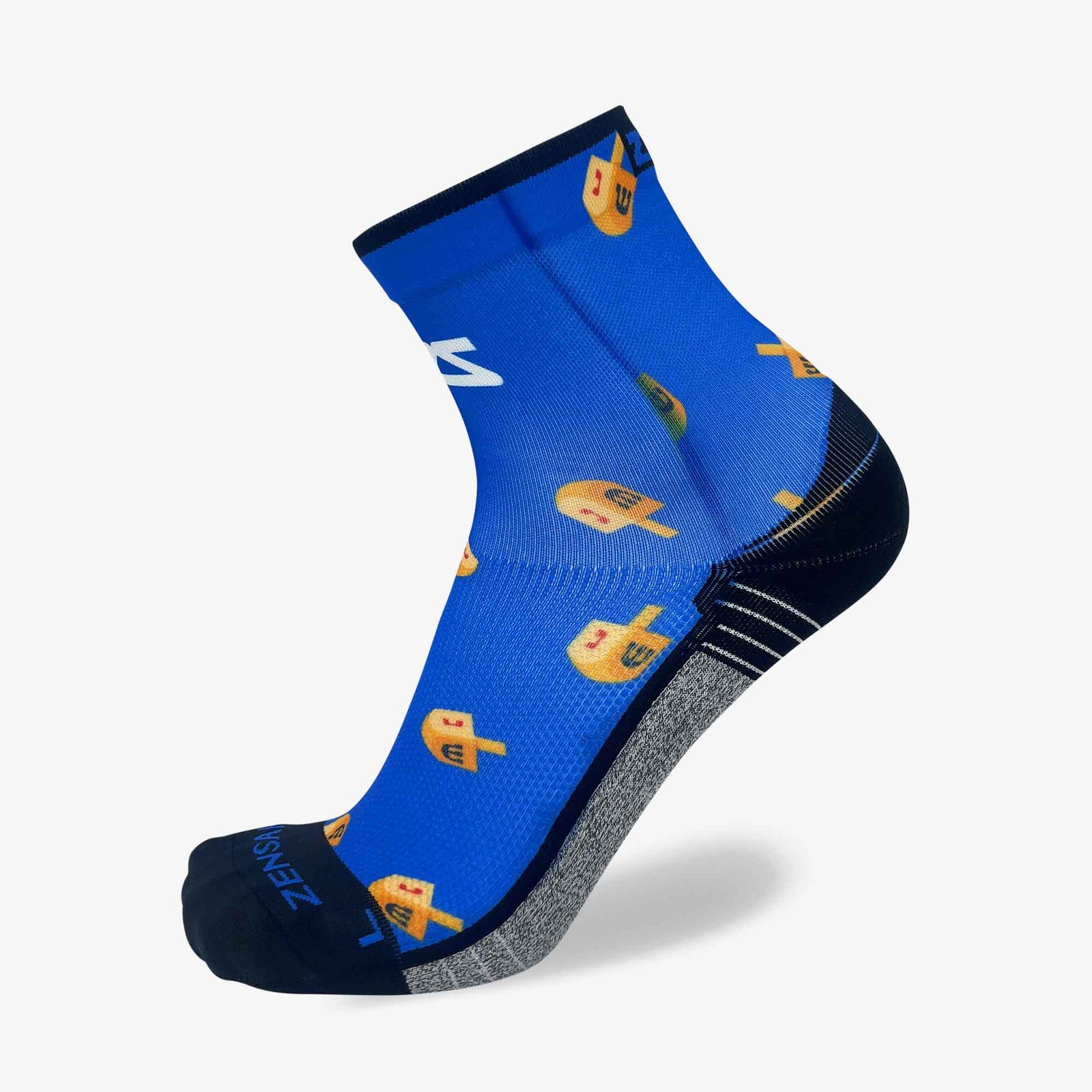 Dreidels Running Socks (Mini-Crew)
