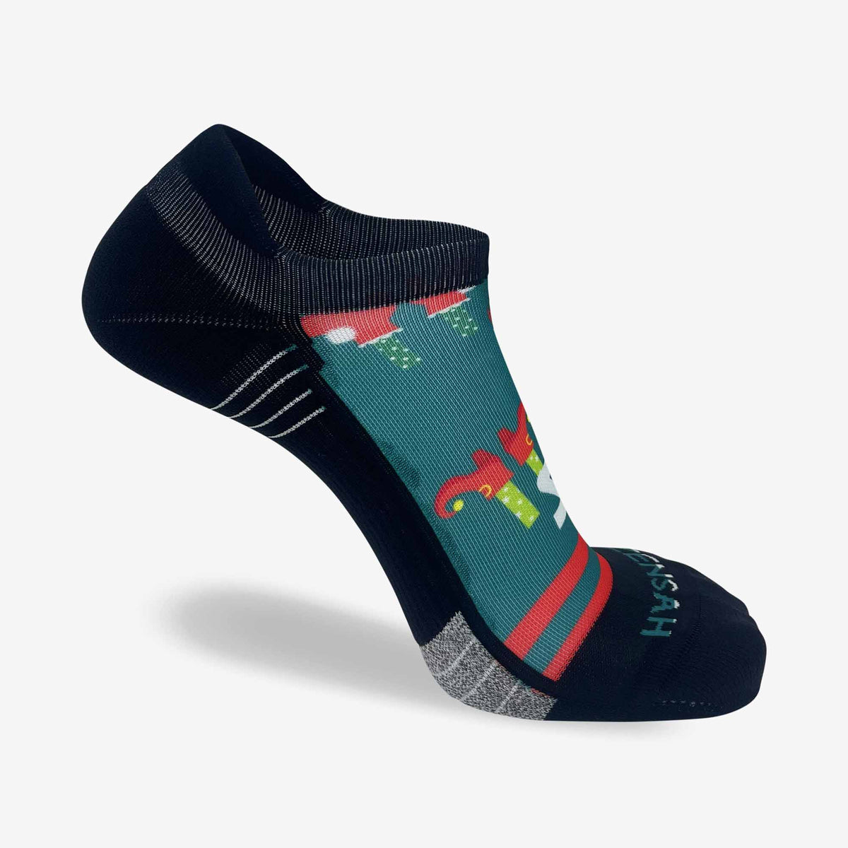 Elf Feet Running Socks (No Show)