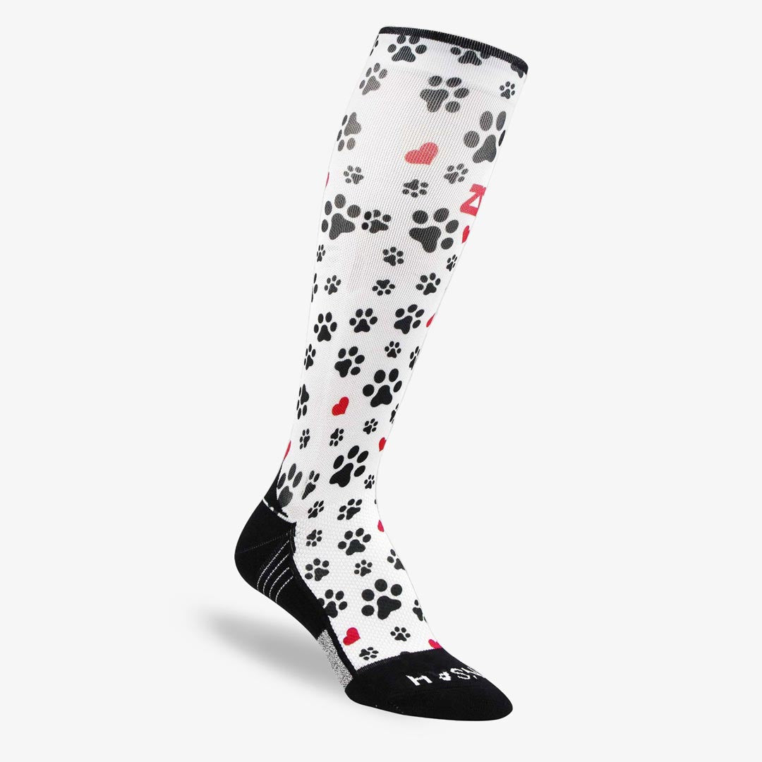 Paw Prints Compression Socks (Knee-High)Socks - Zensah