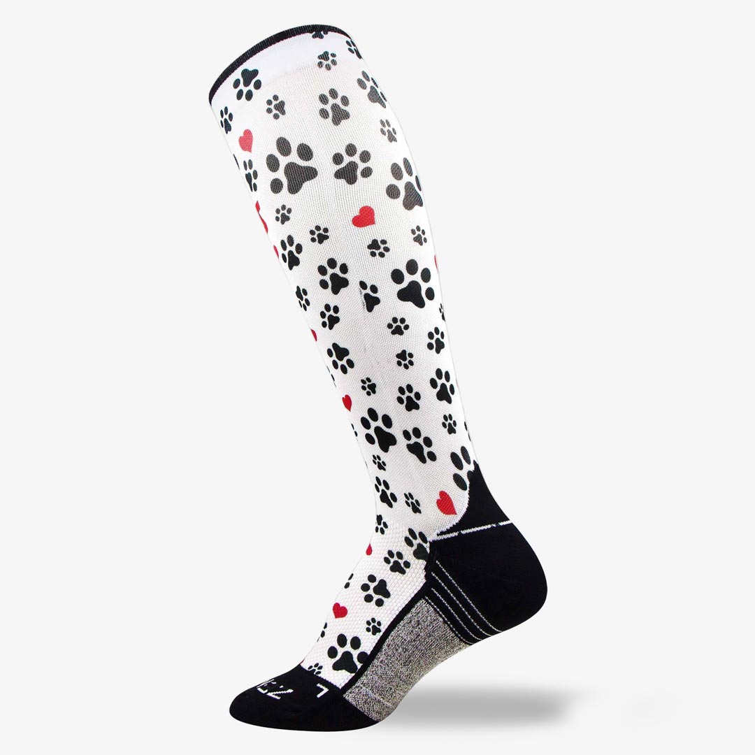Paw Prints Compression Socks (Knee-High)Socks - Zensah