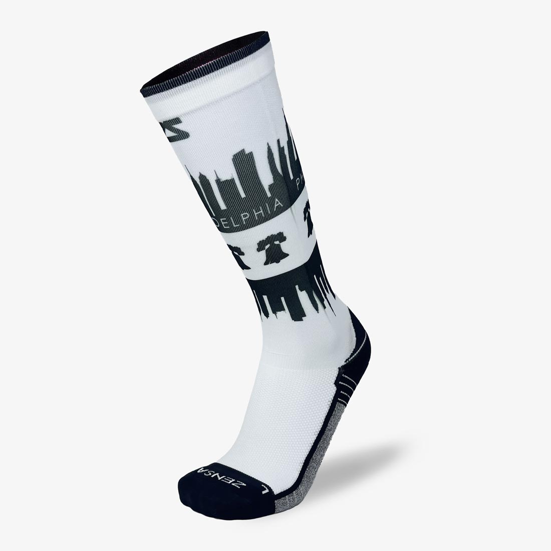 Philadelphia Skyline Compression Socks (Knee-High)Socks - Zensah