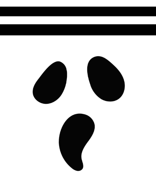 Ghost Face Running Socks (Mini-Crew)