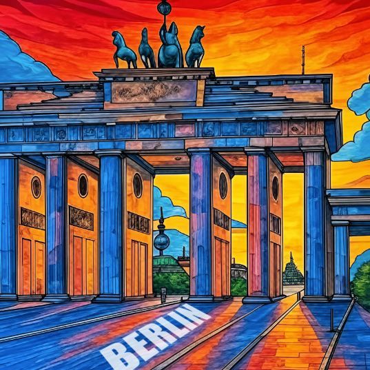 Colorful Berlin Running Socks (Mini-Crew)