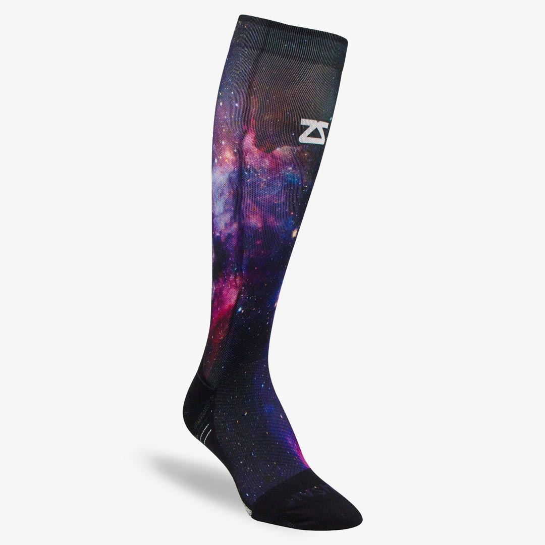 Space Nebula Compression Socks (Knee-High)Socks - Zensah
