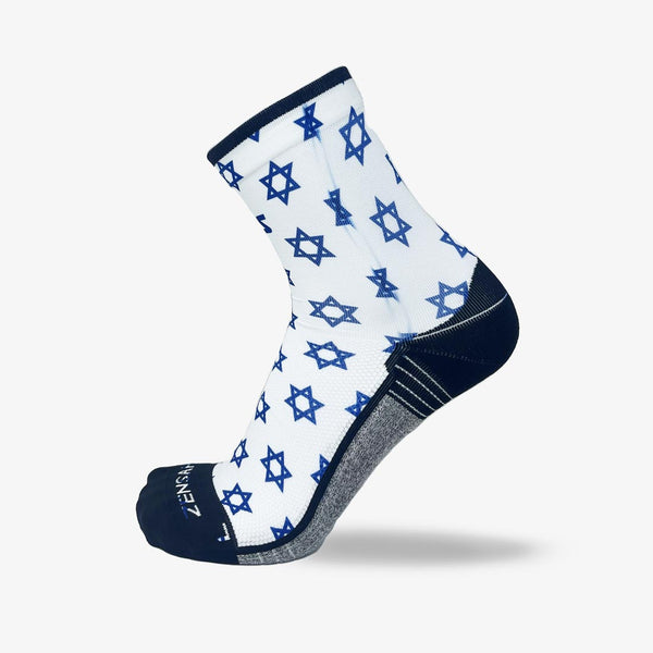 Classic Star of David Crew Running Socks | Zensah