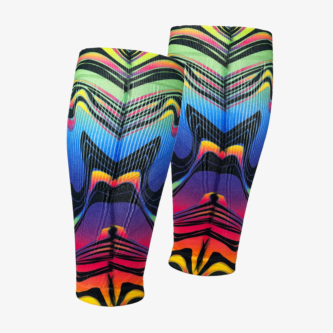 2024 Rainbow Swirls Ambassador Compression Leg SleevesLeg Sleeves - Zensah