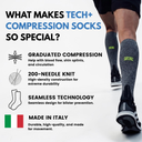 Tech+ Graduated Compression Socks detail 1