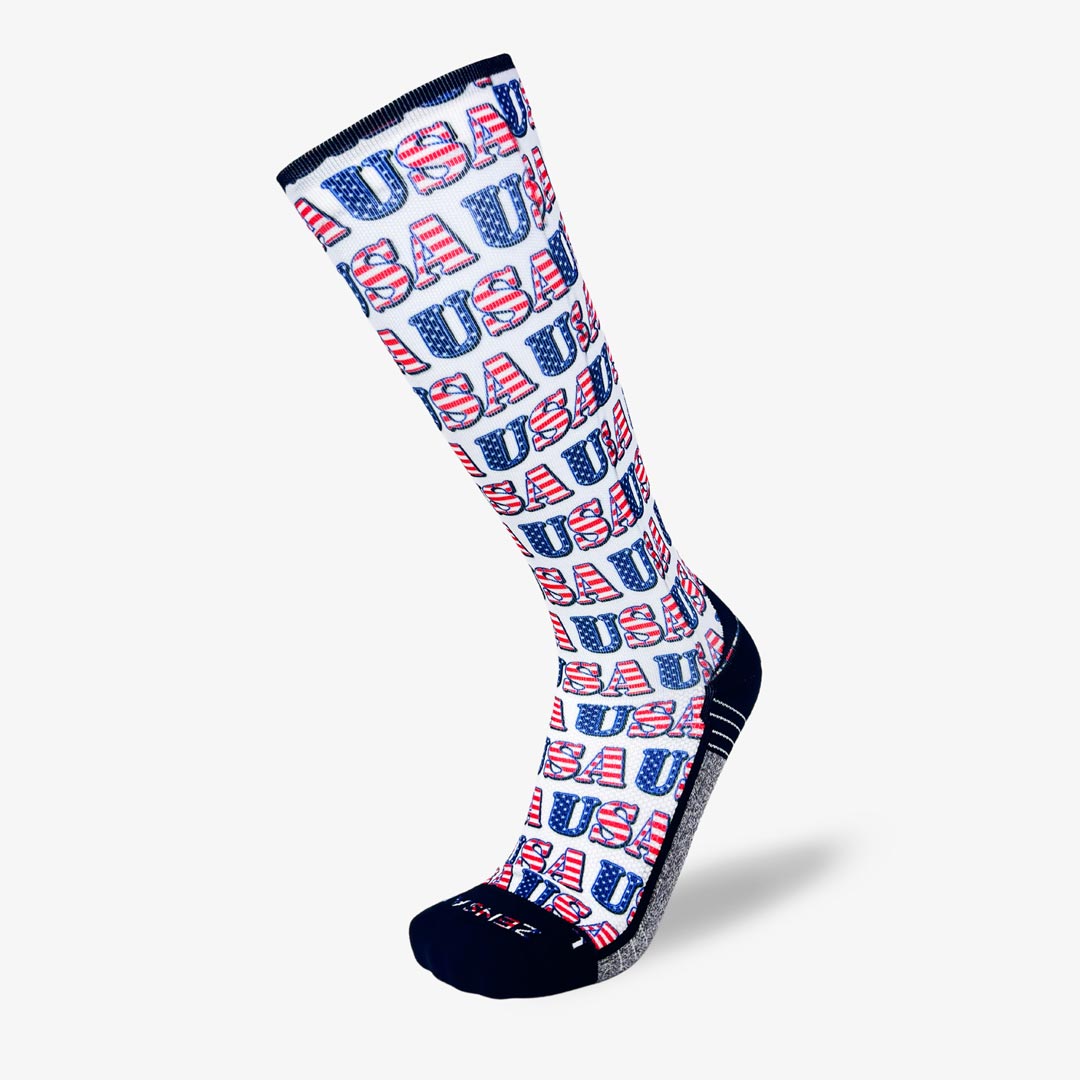 USAs Compression Socks (Knee-High)Socks - Zensah