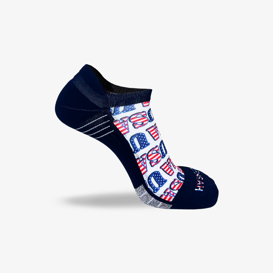 USAs Running Socks (No Show)Socks - Zensah