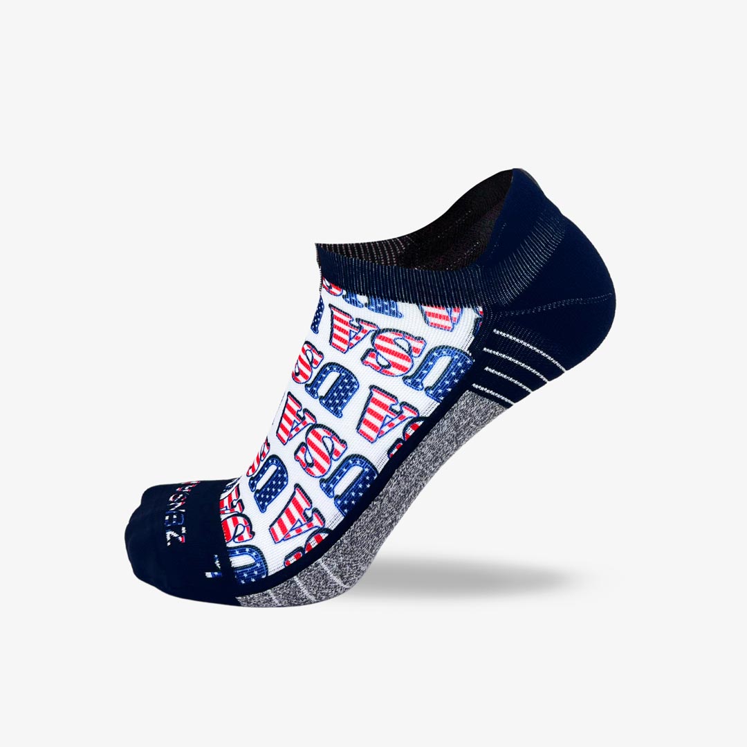 USAs Running Socks (No Show)Socks - Zensah