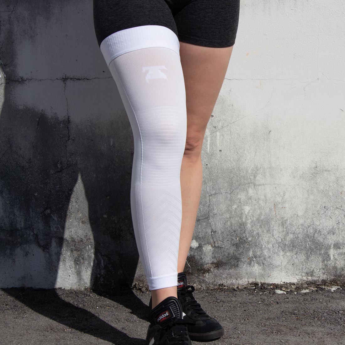 Shin Compression Full Leg Compression Sleeve - Shin Splints relief, shin sprain sleeve ...