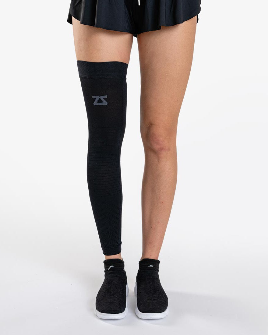 Full Leg Compression Sleeve in Black