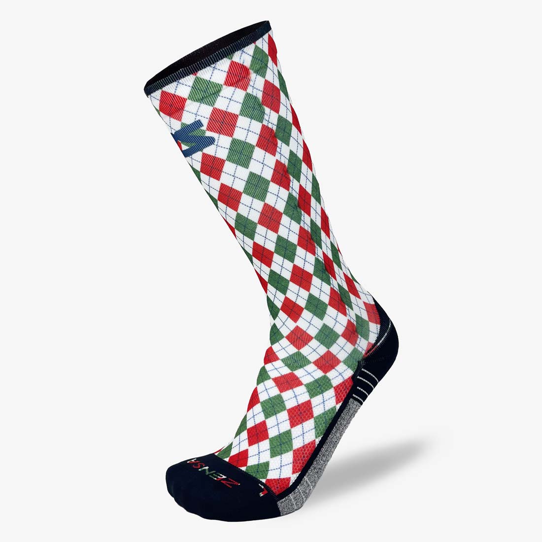 Holiday Argyle Compression Socks (Knee-High)Socks - Zensah
