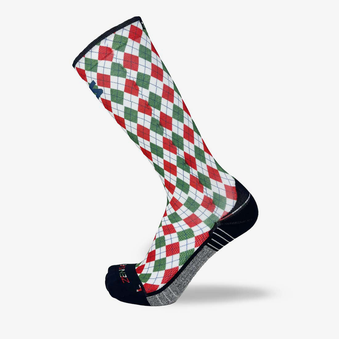 Holiday Argyle Compression Socks (Knee-High)Socks - Zensah