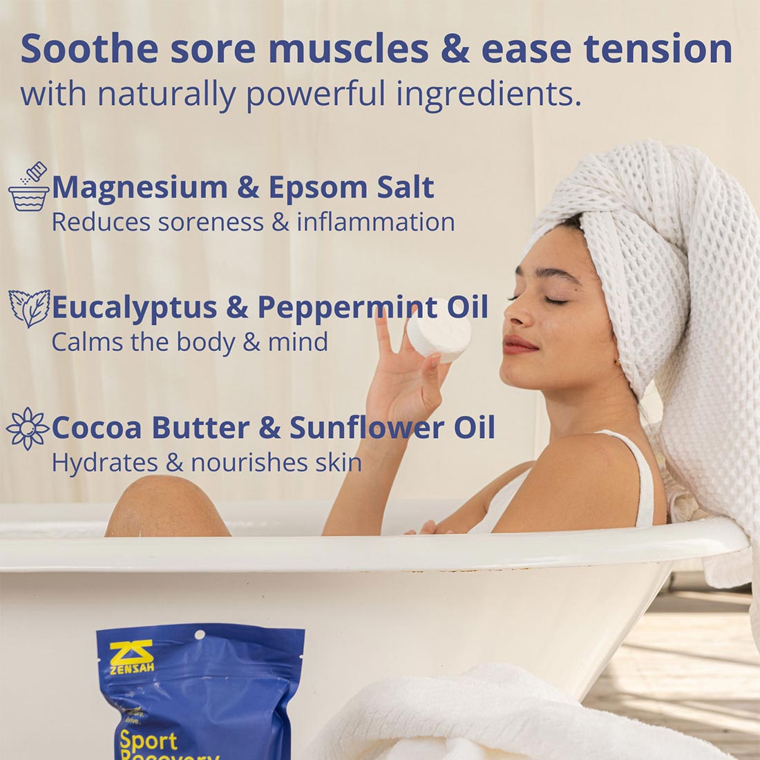 Sport Recovery Bath Bombs