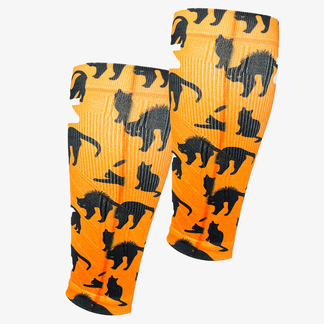 Black Cats Compression Leg SleevesLeg Sleeves - Zensah